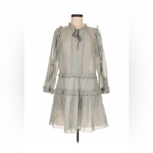 Ulla Johnson Gray Essie Mini Dress